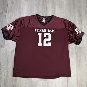 Texas A&M Aggies Football Mesh Jersey Pro Edge Knights Apparel Mens Size 2XL  J